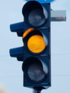 交通信號燈黃燈信號